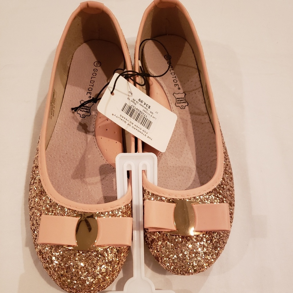 Gold Toe women's sequin sparkle ballet flat